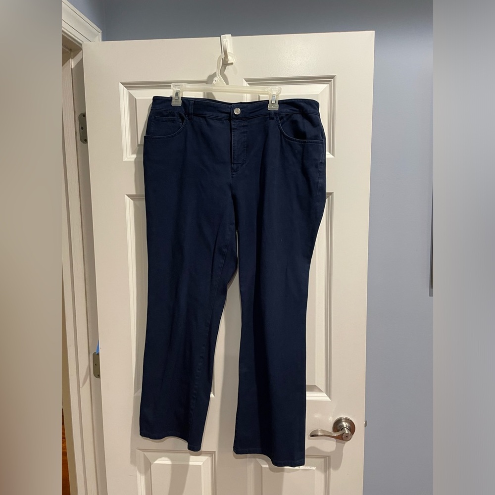 CHAPS Pants, Navy, Size 16